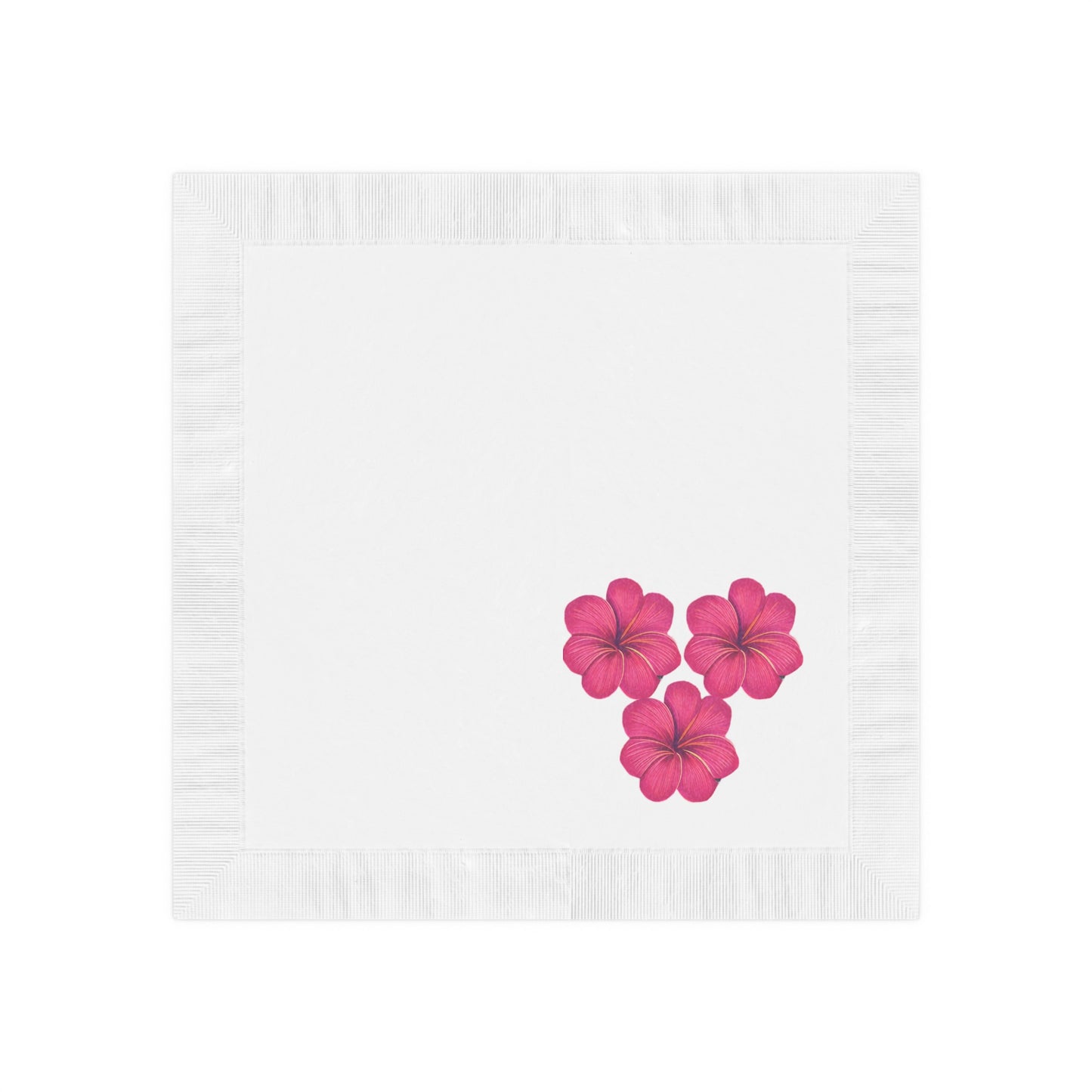 White Coined Napkins